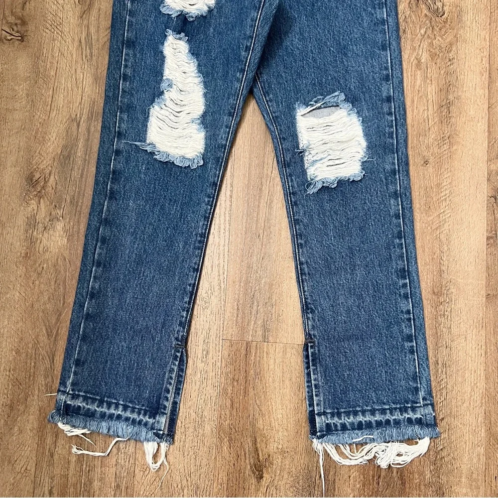 Show Me Your Mumu Brooklyn High Waist Jeans‎ Sapphire Wash Denim